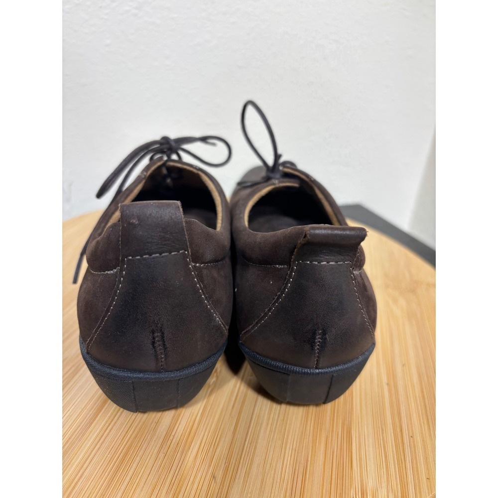 Taos Footwear Getaway Womens 7.5 Oxford Lace Up Brown Leather Lace Up Shoes - Picture 5 of 10